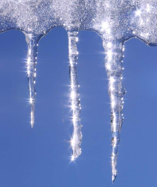 Winter Sunlight Makes Ice Melt and Solar Electricity