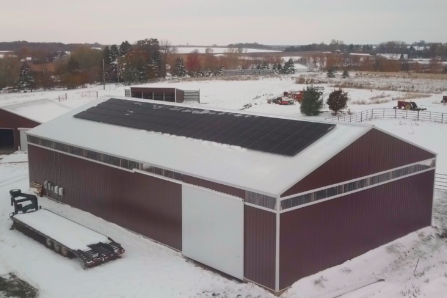 Cologne, MN 17.92kW Barn Solar System